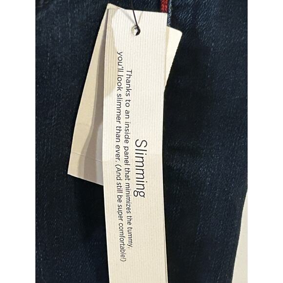 NWT Talbots Flawless Slimming High Rise Ankle Jegging Women's size 6 Red Stripe - Picture 3 of 6